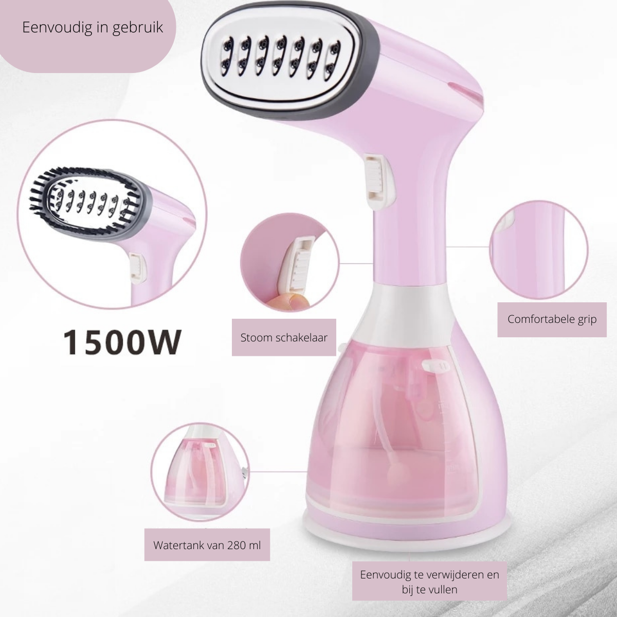 SteamEase - Compact Portable Garment Steamer
