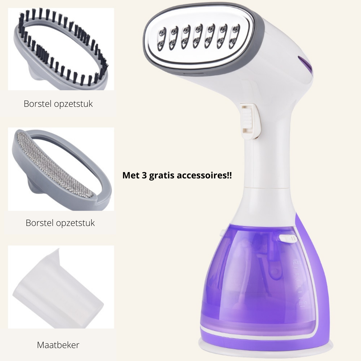 SteamEase - Compact Portable Garment Steamer