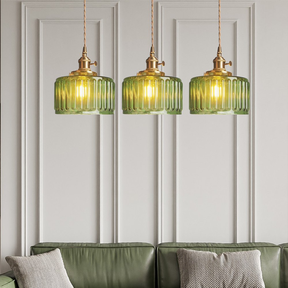 CrystalGlare Crystal Pendant Light - Vintage Glass