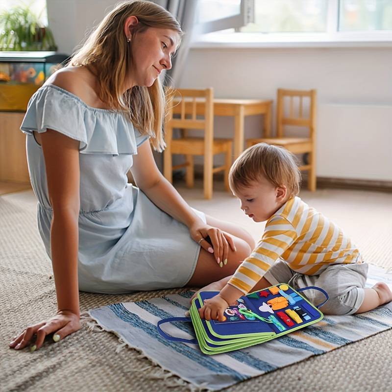 LearnPlay Book - Interactive Quiet Book for Independent Learning