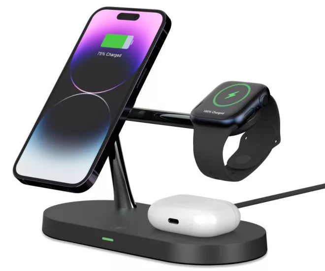 PowerHub 3-in-1 MagSafe Charger – Wireless Charging