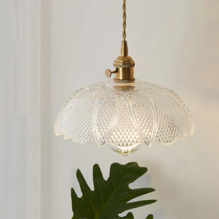 OpulentGlow Pendant - Elegant Glass Pendant Light