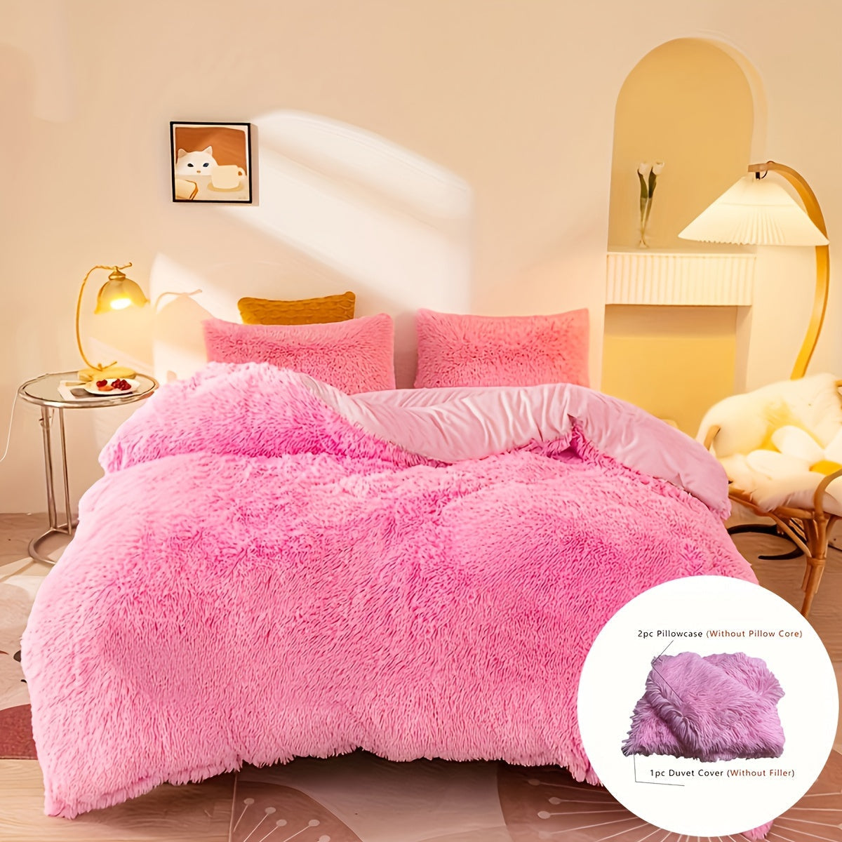 Luxe Velvet Duvet Cover Set - Soft Comfort