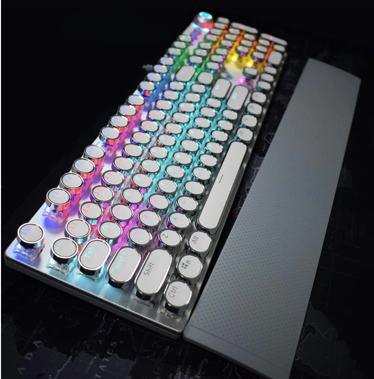 PunkType Mechanical Keyboard - RGB Backlit Keyboard for Work and Gaming