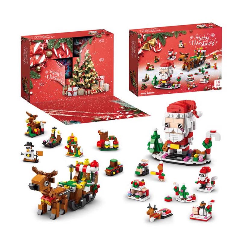 BuildJoy Festive Building Blocks Advent Calendar