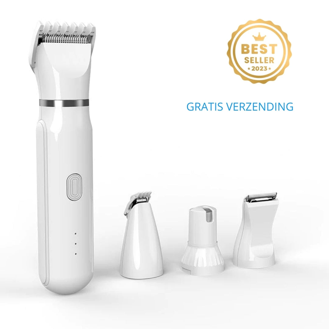 PetGroom Pro - 4-in-1 Cordless Pet Grooming Clipper Kit
