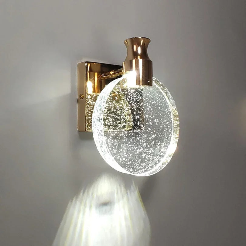LuxeCircle Wall Lamp - Modern Round LED Sconce