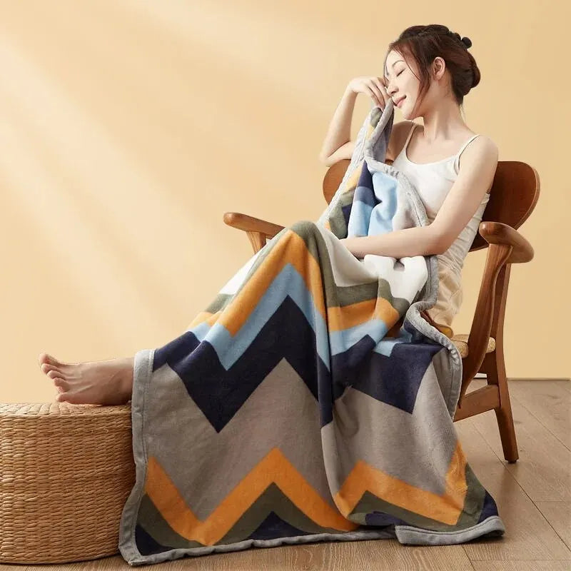 FlannelWarm - Soft Thickened Flannel Throw Blanket