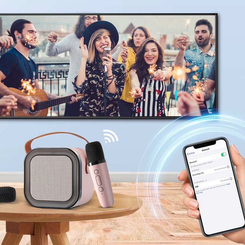SingBuddy - Wireless Kids Karaoke Set with Dual Microphones