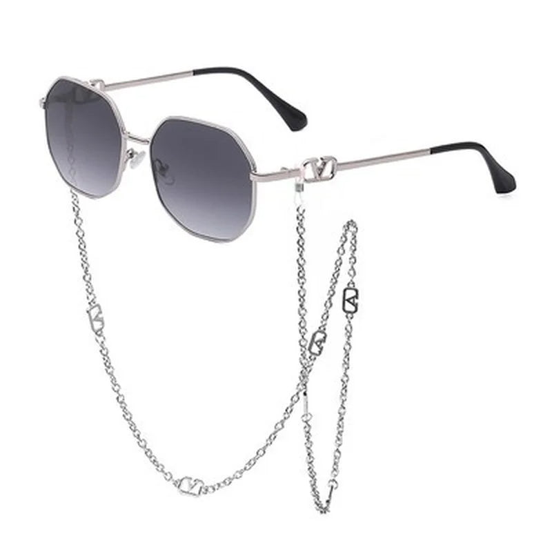 RubyShade - Bold Statement Sunglasses with Chain Cord
