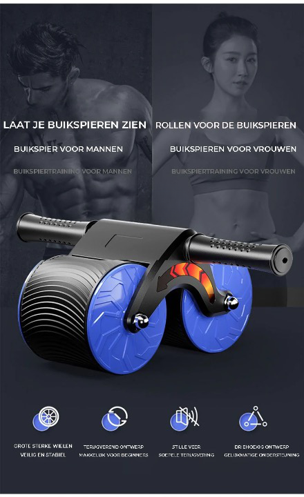 Automatic Ab Roller Pro - Core Workout Wheel