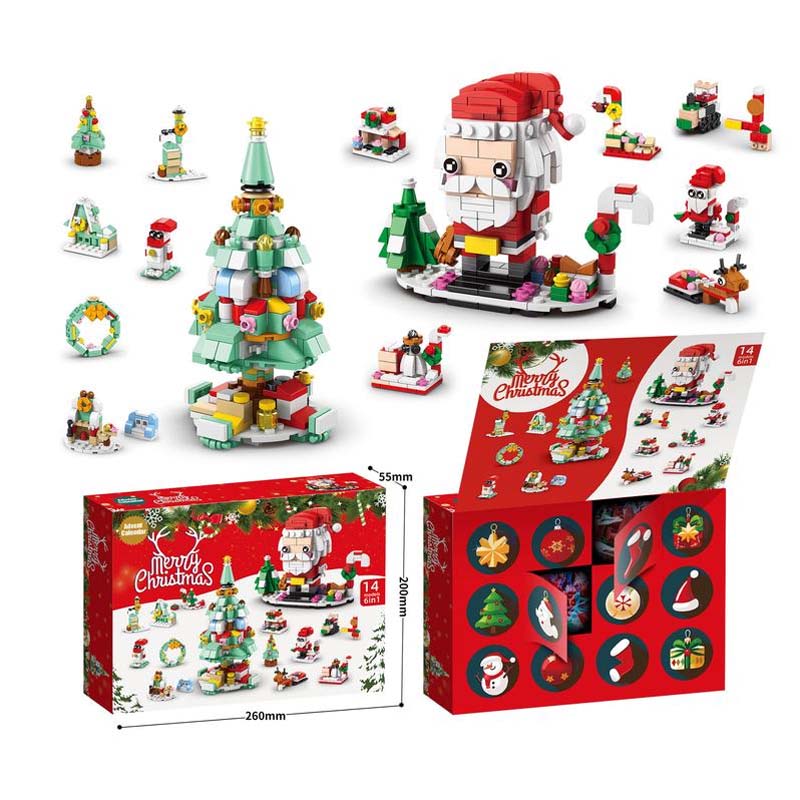 BuildJoy Festive Building Blocks Advent Calendar