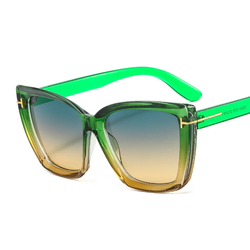 Jean Shades - Trendy Cat-Eye Sunglasses with UV400 Protection