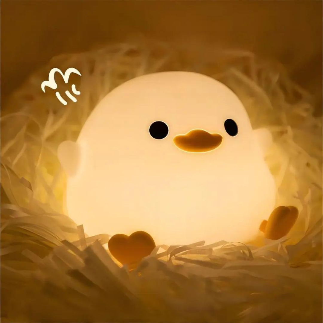 QuackGlow Charming Duck LED Night Light for Kids