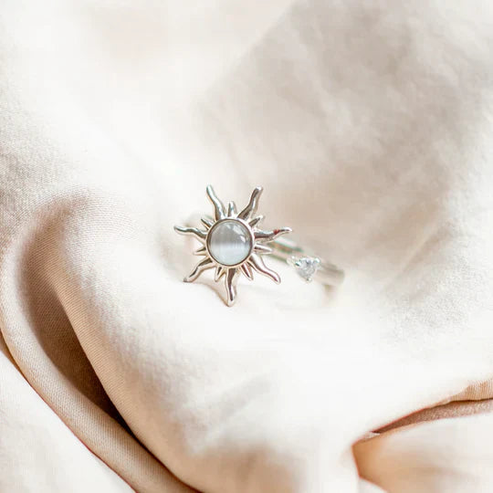 CalmRing Nua - Sterling Silver Anti-Anxiety Fidget Ring