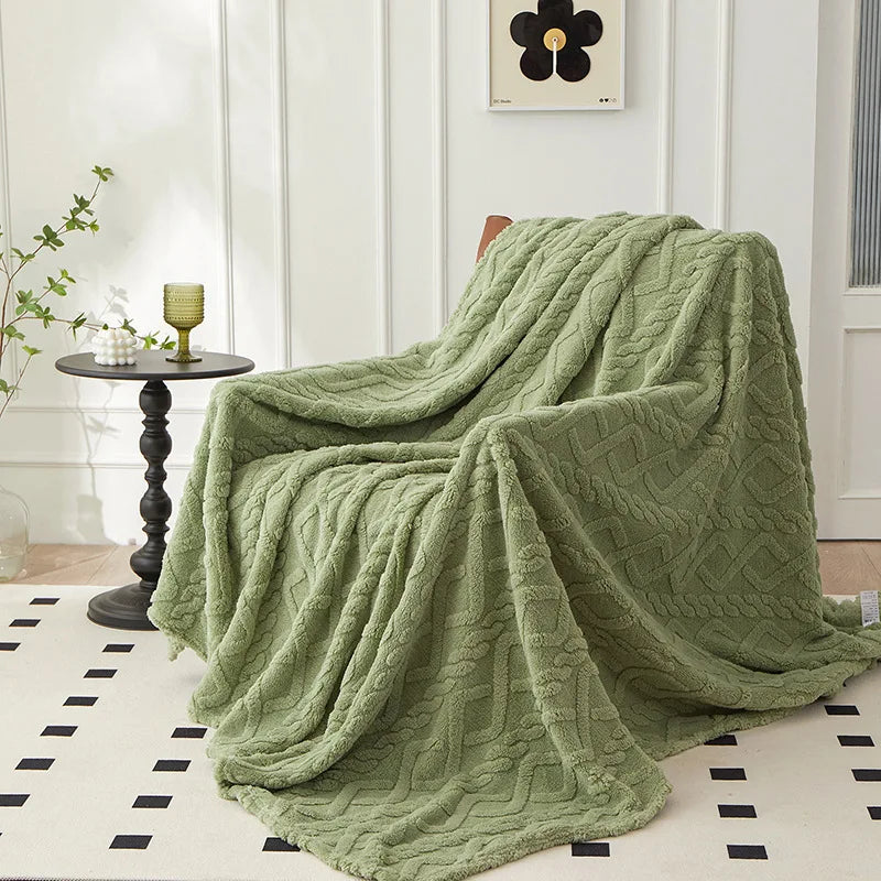 CozyLuxe - Luxe Lambswool Blanket for the Bedroom