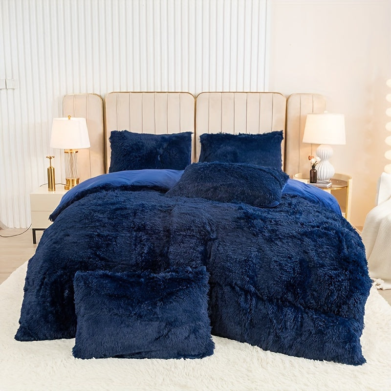Ultra-Soft Plush Duvet Cover Set - Zipped
