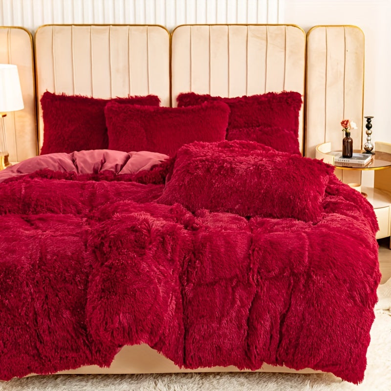 Ultra-Soft Plush Duvet Cover Set - Zipped