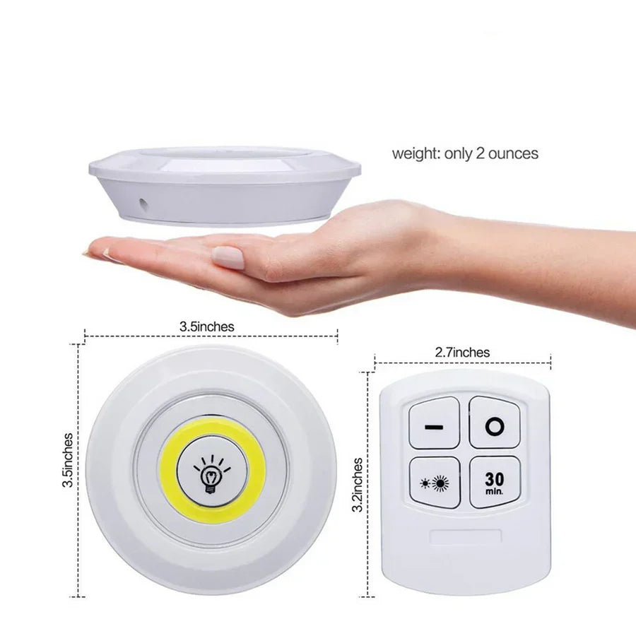 SmartGlow - Energy-Saving LED Lamp with Remote