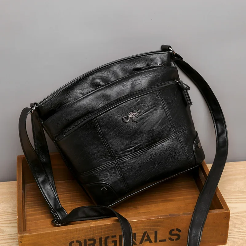 LuxuryCarry - Spacious Vegan Leather Shoulder Bag