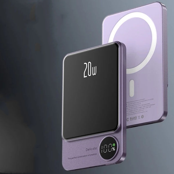 MagneticPulse Charger – Slim Magnetic Power Bank