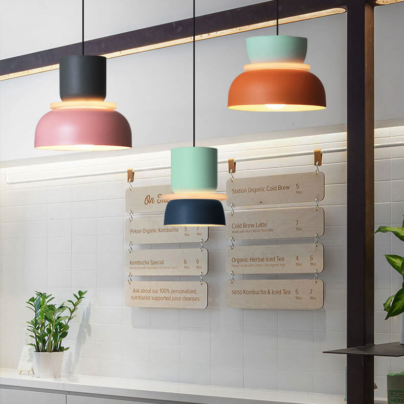 Macaron Pendant Lamp - Colorful Modern Ceiling Light