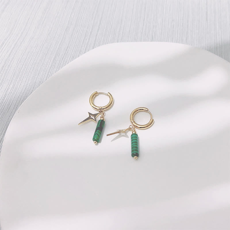 Maria - Natural Malachite Star Jewellery Set for Women