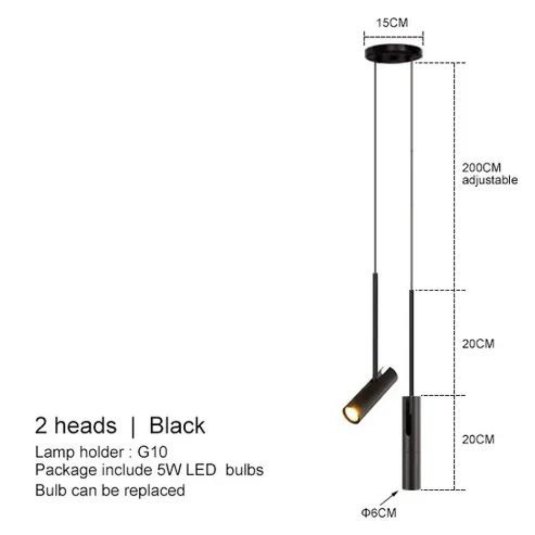 Elegant LED Pendant Lamp for Bedrooms