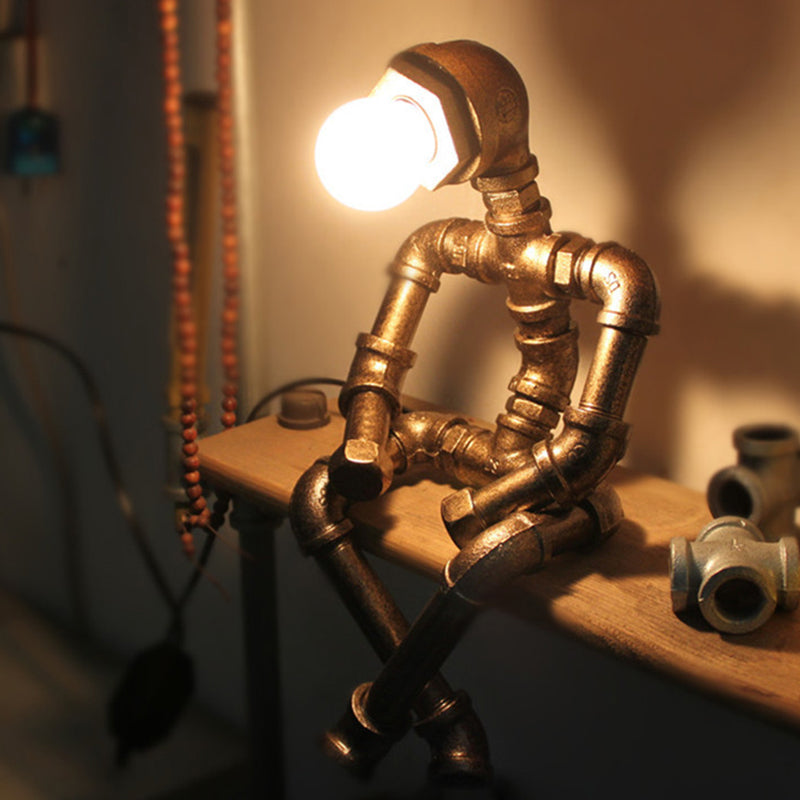 RoboShine Robot Lamp - Playful Iron Light