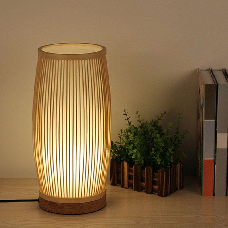 Bamboo Bright Table Lamp - Natural Bamboo Glow