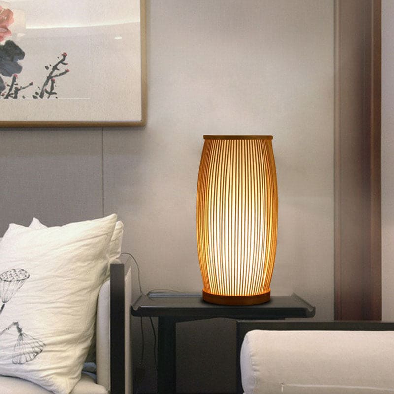 Bamboo Bright Table Lamp - Natural Bamboo Glow