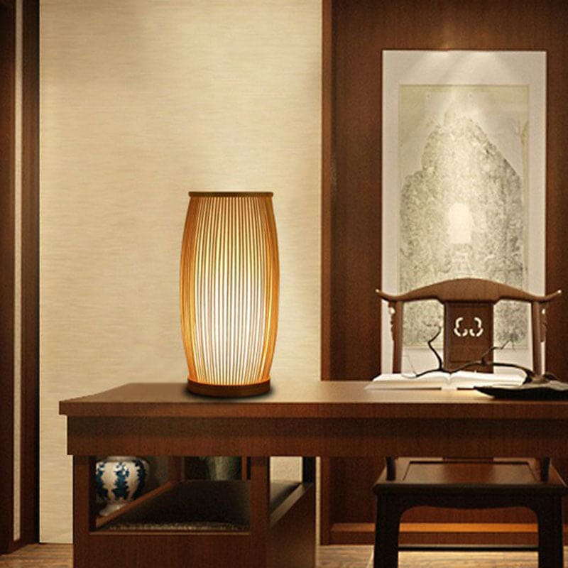 Bamboo Bright Table Lamp - Natural Bamboo Glow