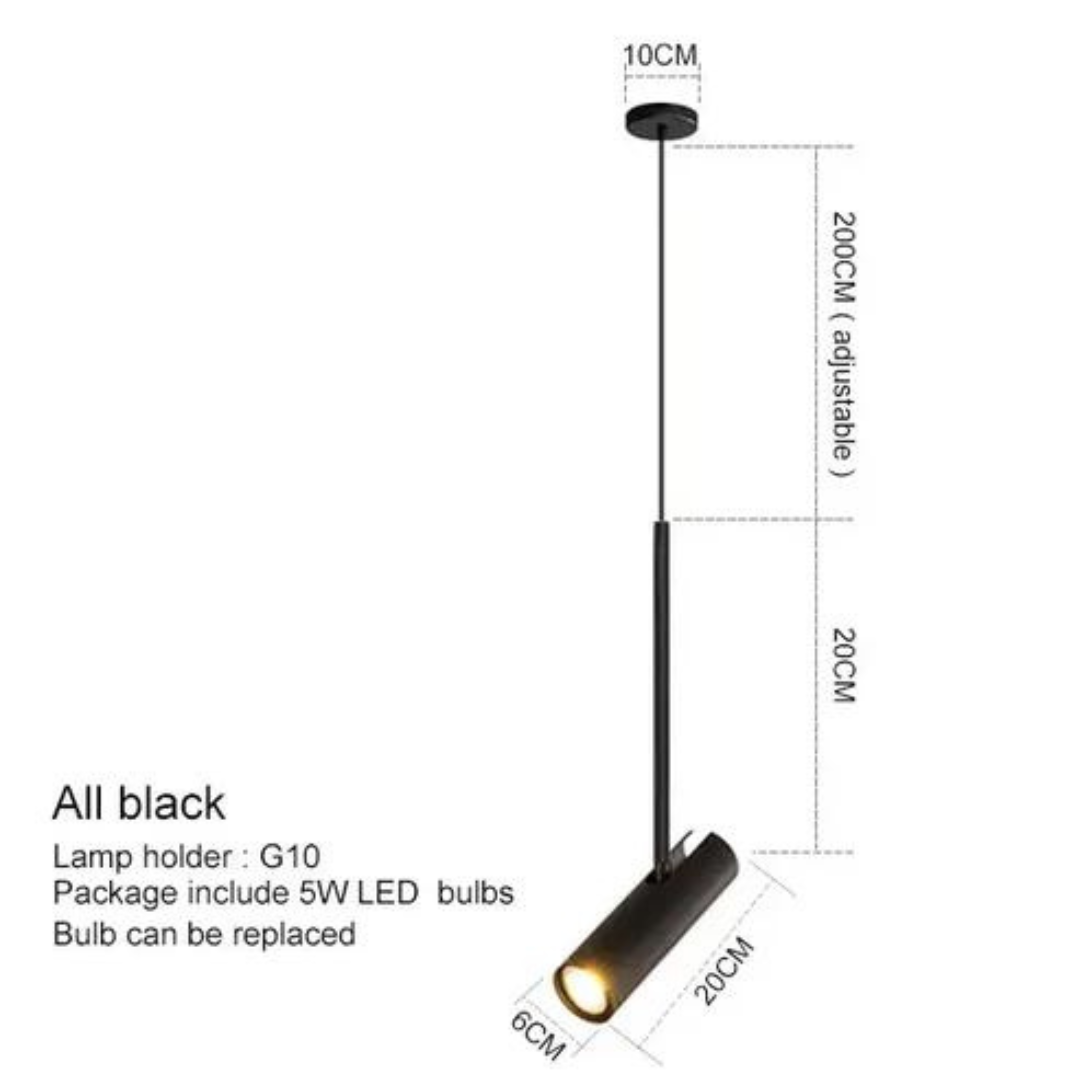 Elegant LED Pendant Lamp for Bedrooms