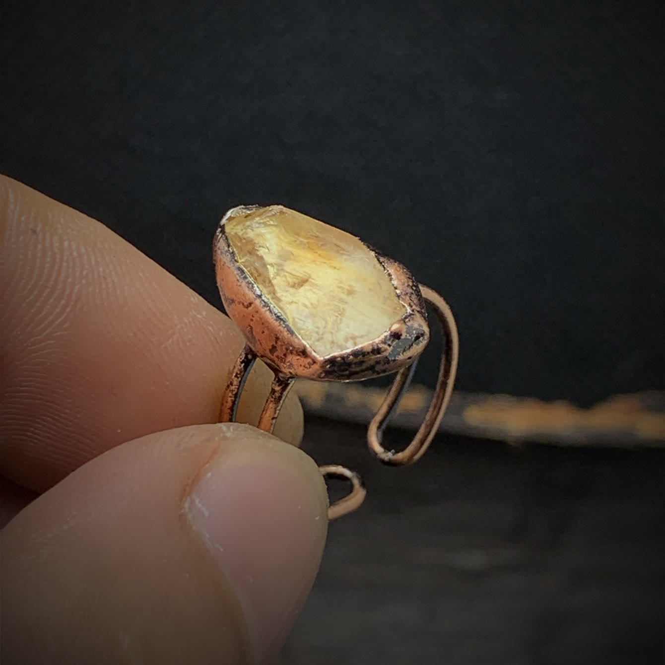 Selina - Natural Raw Birthstone Ring for Women