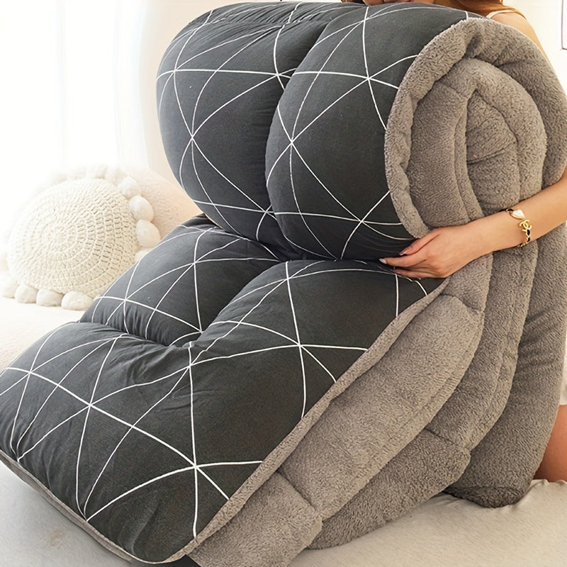 All-Season Geometric Duvet Insert - Comfort