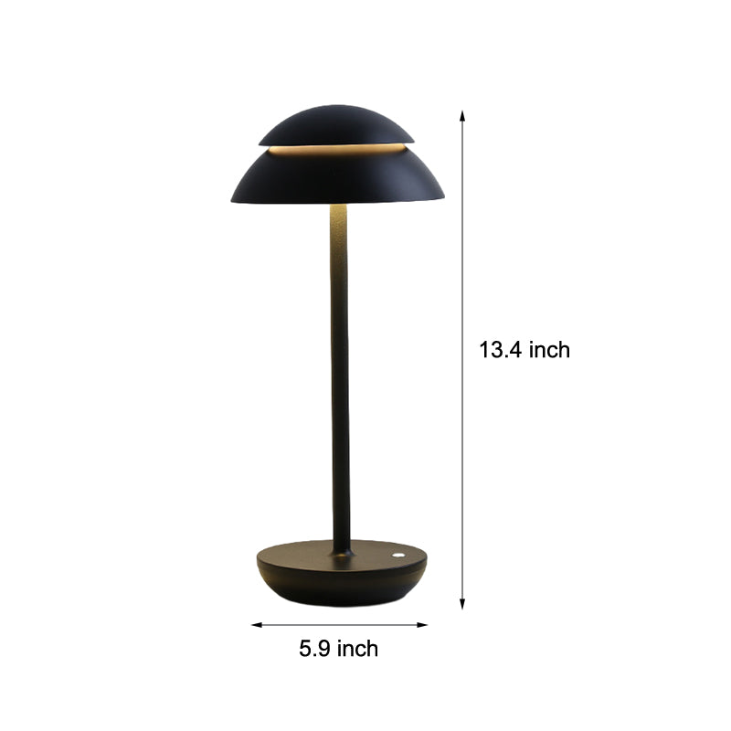 Aurelia Noire Cordless LED Table Lamp