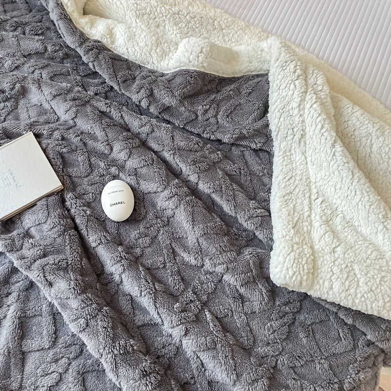 Reversible Fleece Blanket - Cozy Warm Comfort