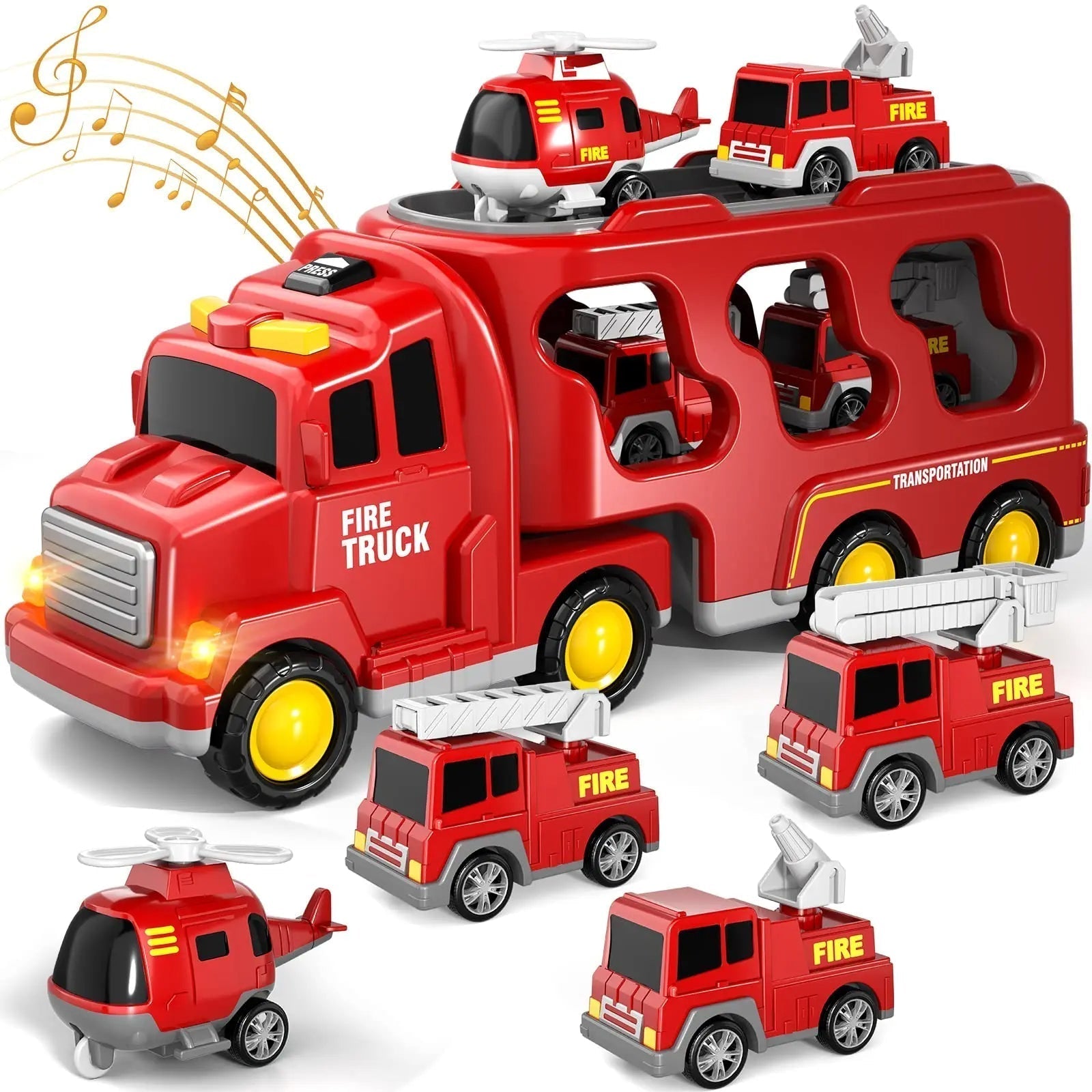 Magic Wheels Set - Light and Sound Toy Truck for Kids