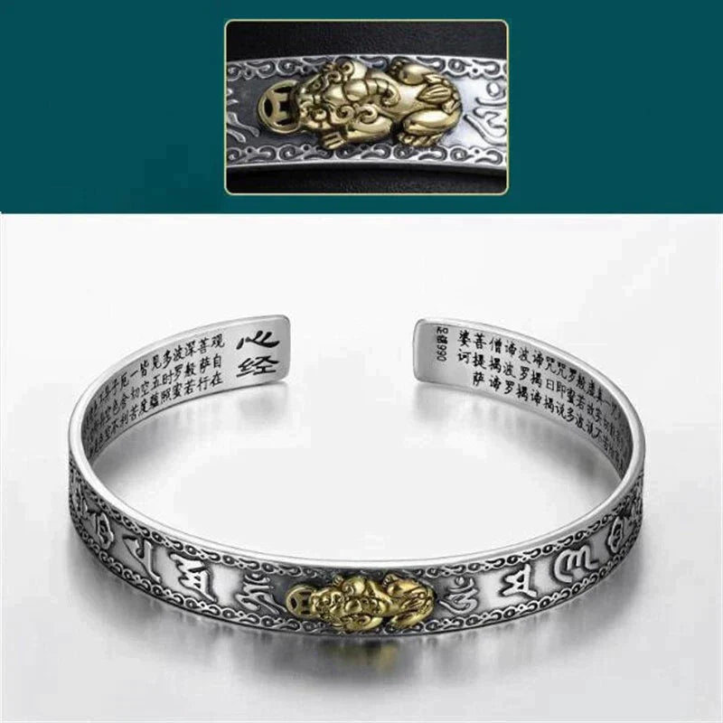 Silver Pixiu - Wealth Bracelet