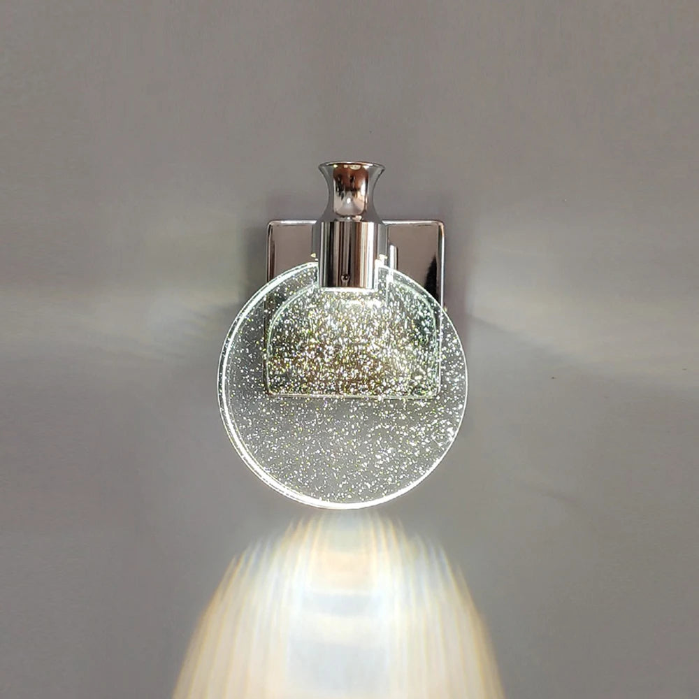 LuxeCircle Wall Lamp - Modern Round LED Sconce