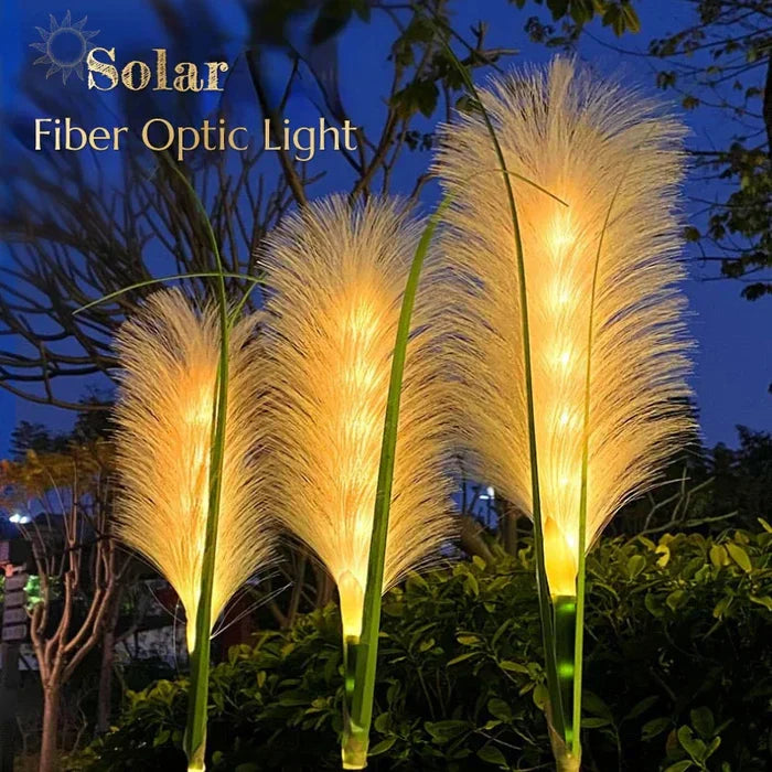 SunReed - Woven Reed Garden Light for Outdoor Spaces