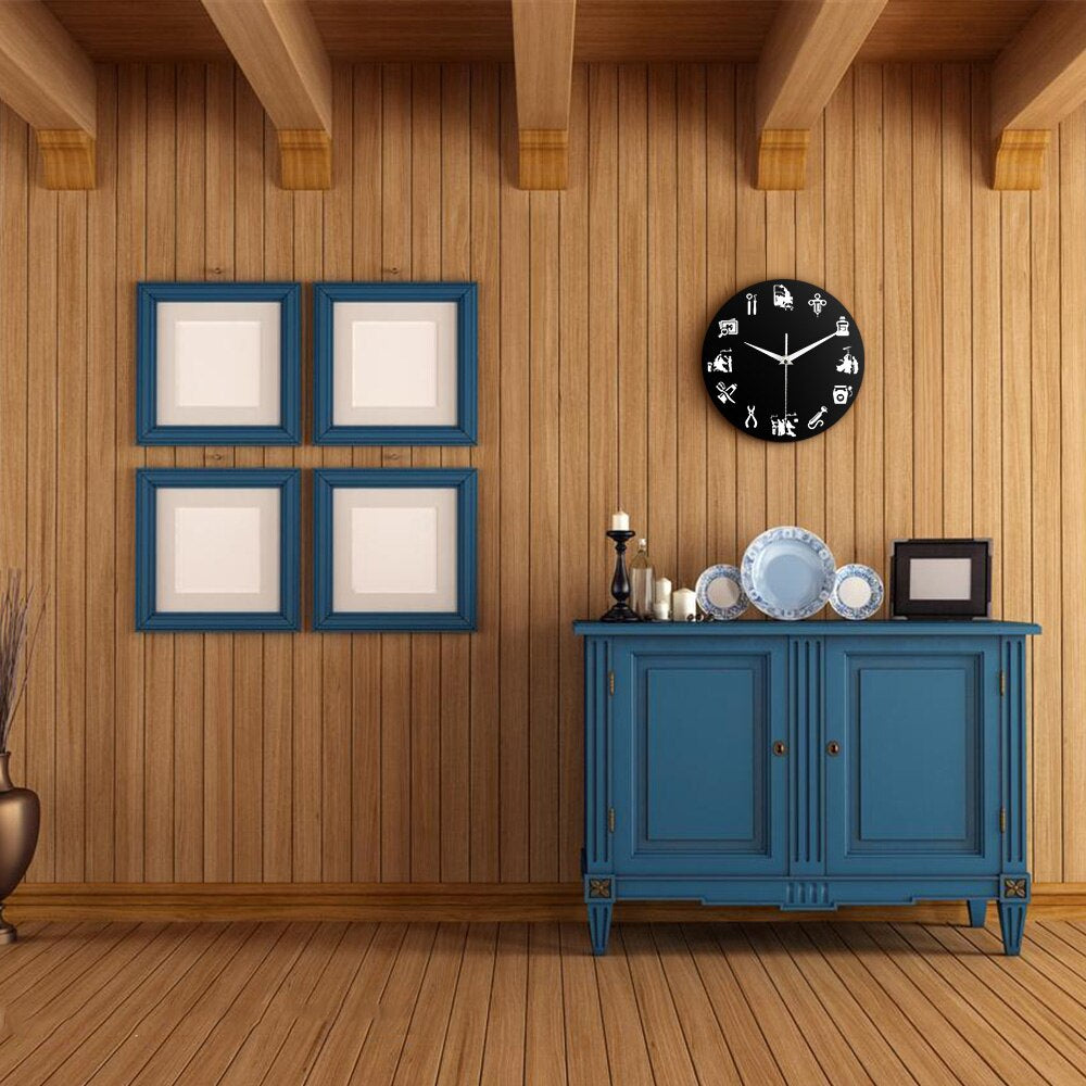 Dental Wall Clock - Modern Practice Decor Clock