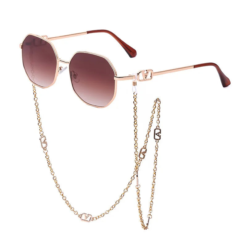 RubyShade - Bold Statement Sunglasses with Chain Cord