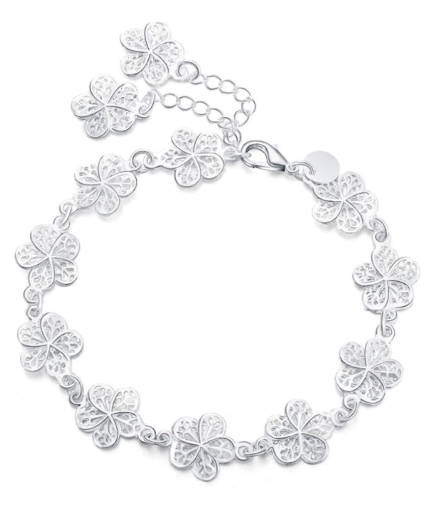 Silver Filigree - Link Bracelet for Women