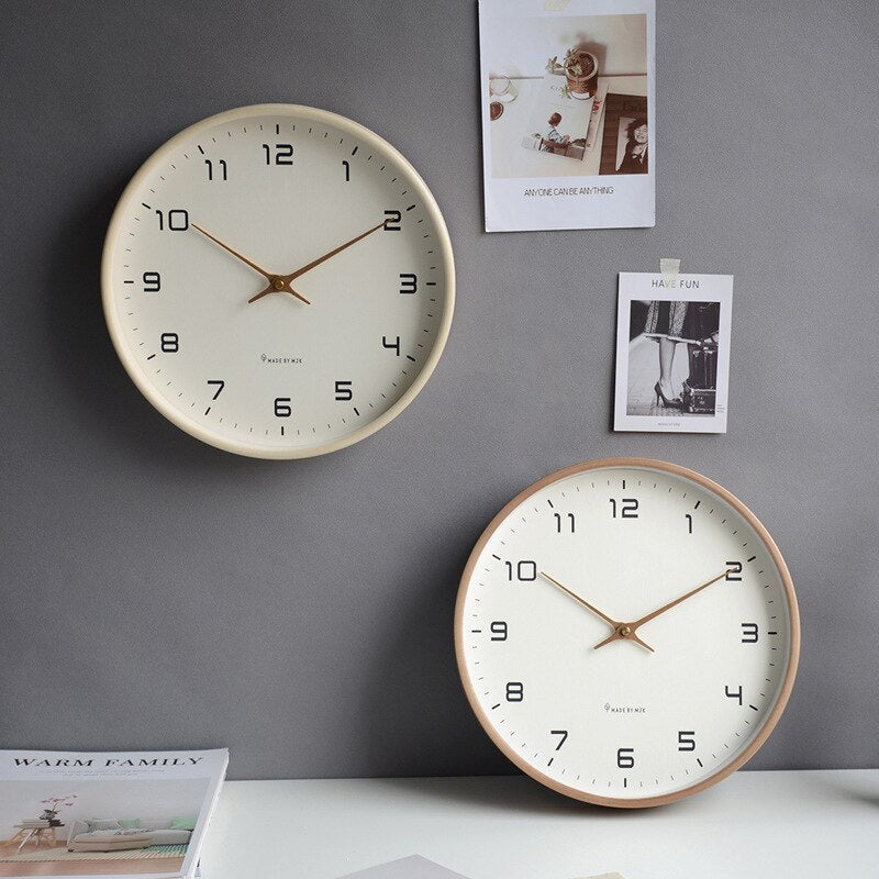Scandinavian Wooden Wall Clock - Timeless Design