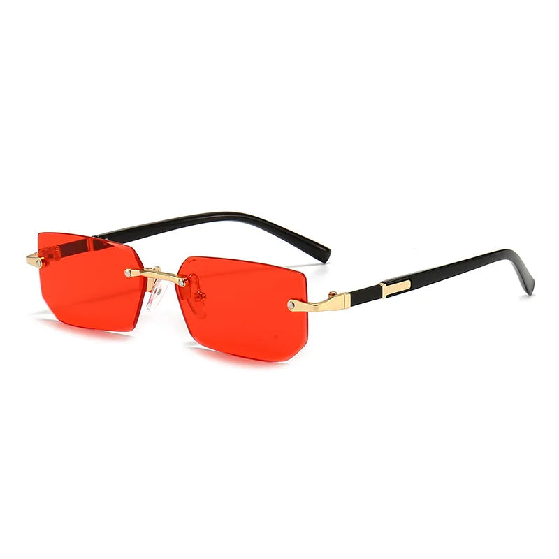 MilaShade - Rimless Rectangular Sunglasses for Women
