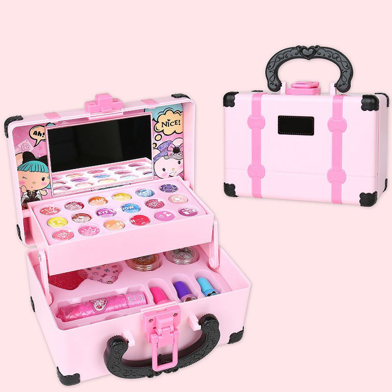 LittleGlam Set - Washable Pretend Makeup Kit for Kids