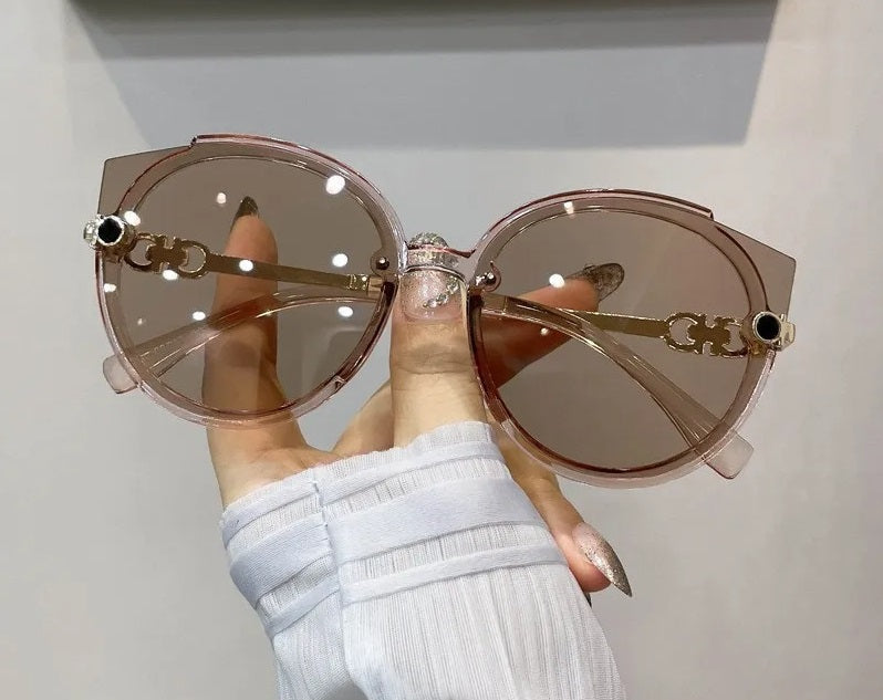 Patty Eyewear - Round Vintage Sunglasses with UV Protection