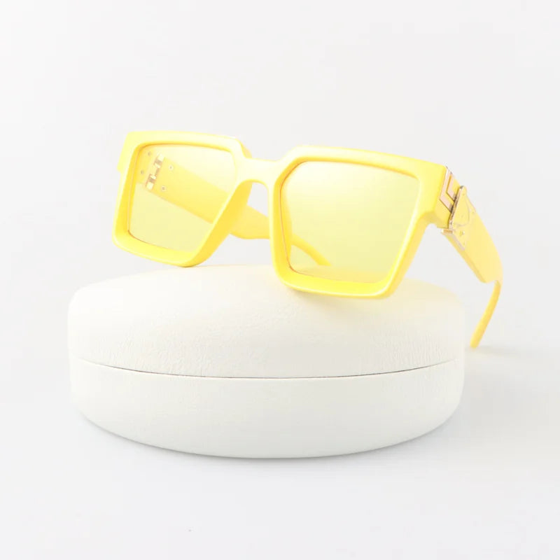 Pieter - Square Mirrored Sunglasses