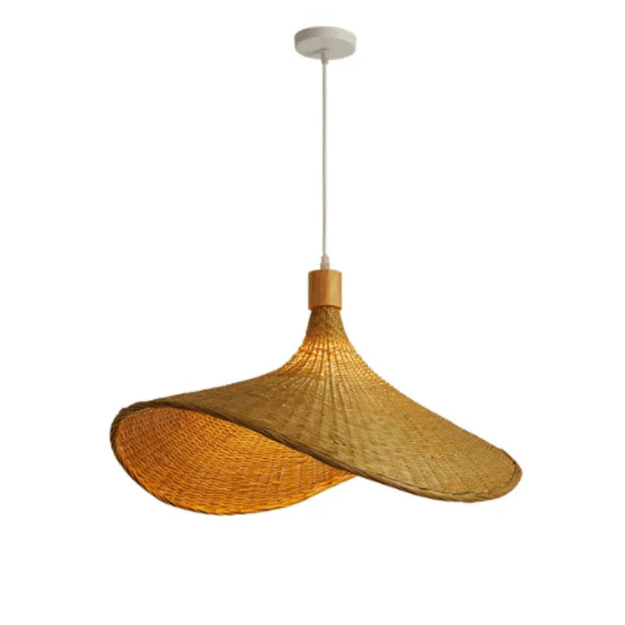 RusticWeave - Elegant Rattan Pendant Lamp